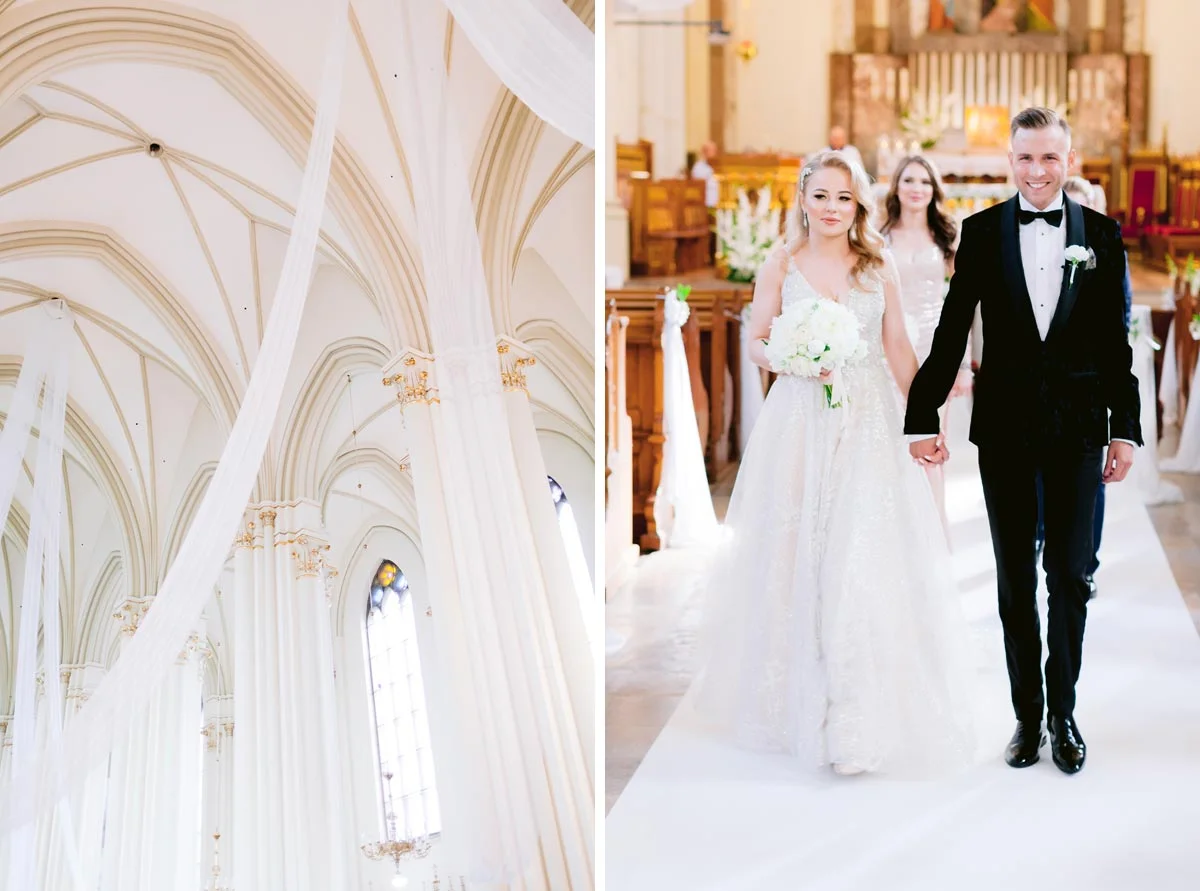 Ślub w parafii Św. Krzyża w Kielcach